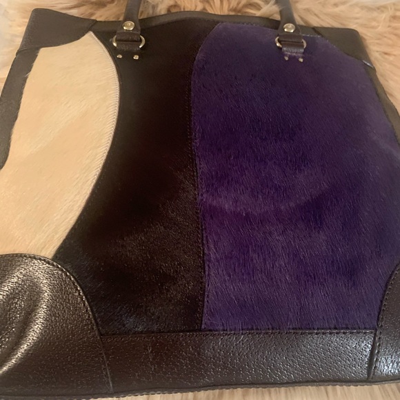 KATE SPADE MULTI COLOR FUR BAG. - Picture 2 of 7